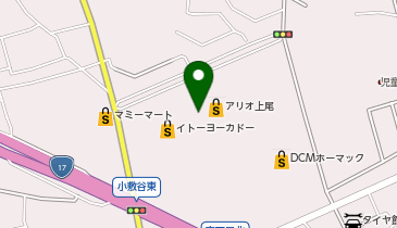 auショップアリオ上尾の地図画像