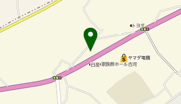 auショップ古河125号の地図画像