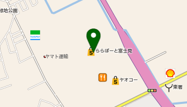 auショップららぽーと富士見の地図画像