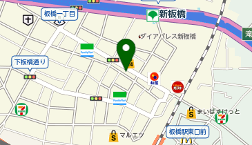 auショップ板橋の地図画像