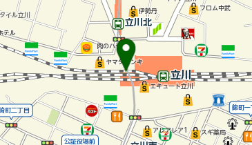 フラッグショップ au Style TACHIKAWAの地図画像