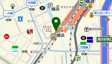 フラッグショップ au Style YOKOHAMAの地図画像