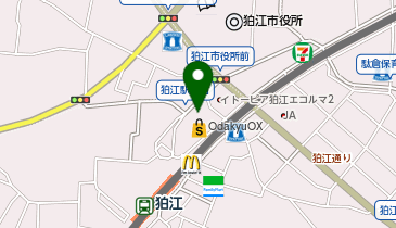 auショップ狛江の地図画像