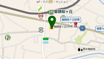 UQスポット聖蹟桜ヶ丘オーパの地図画像