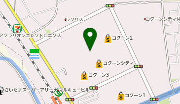 UQスポットコクーンシティさいたま新都心の地図画像