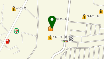 UQスポットベルモール宇都宮の地図画像