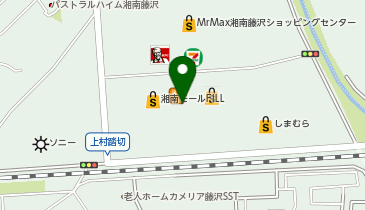 UQスポット湘南モールフィルの地図画像