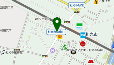 UQスポット和光の地図画像