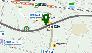 UQスポットネクスト船橋の地図画像