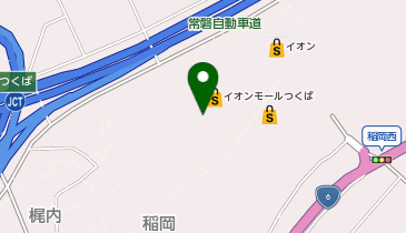 UQスポットイオンモールつくばの地図画像