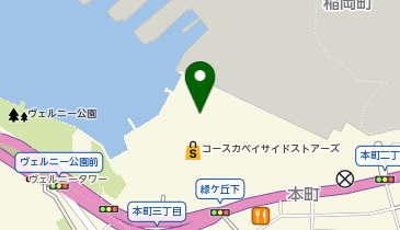 UQスポットコースカベイサイド横須賀の地図画像