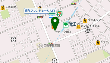 UQスポット瑞江の地図画像