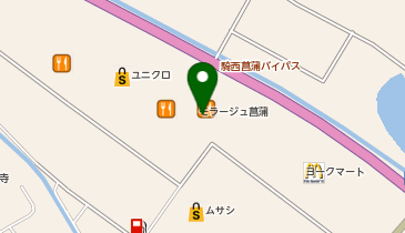 UQスポットモラージュ菖蒲の地図画像