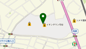 UQスポットイオンタウン守谷の地図画像