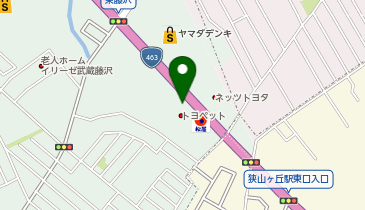 PiPit 埼玉トヨペット株式会社 武蔵藤沢支店の地図画像