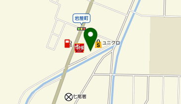 auショップ七尾の地図画像