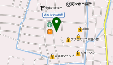 auショップアクロスプラザ野々市の地図画像