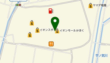 auショップイオンモールかほくの地図画像