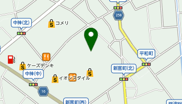 auショップイオンモールとなみの地図画像