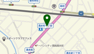 au Style 高岡清水町の地図画像