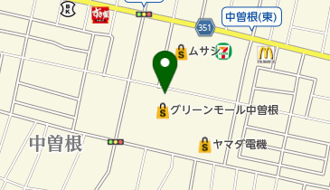 auショップ新湊の地図画像