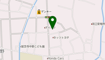 auショップ大野の地図画像