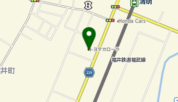 PiPit トヨタカローラ福井株式会社 福井店の地図画像