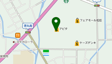 auショップアピタ松任の地図画像