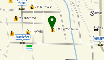 auショップ輪島ワイプラザの地図画像