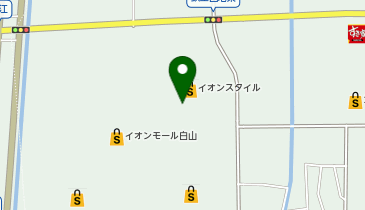 UQスポットイオンモール白山の地図画像