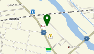 auショップ福知山堀の地図画像