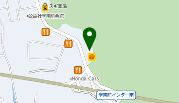 auショップ学園前の地図画像