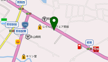 auショップ熊取の地図画像