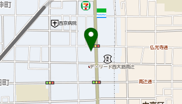 auショップ西院の地図画像