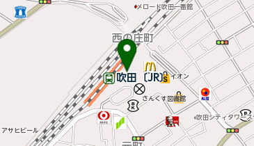 auショップJR吹田駅前の地図画像