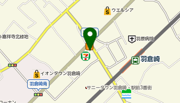 auショップ羽倉崎の地図画像