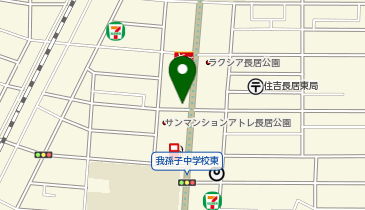au Style 長居の地図画像