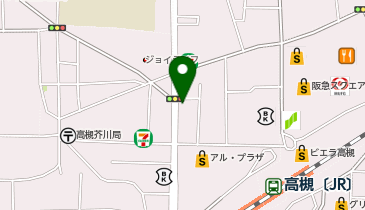 auショップ高槻北の地図画像