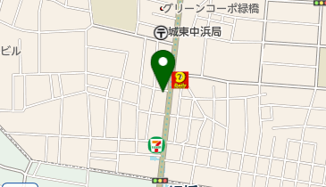 auショップ緑橋の地図画像