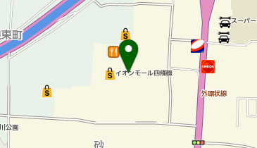 auショップイオンモール四條畷の地図画像