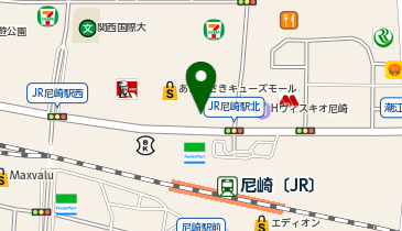 au Style あまがさきキューズモールの地図画像