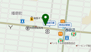 au Style 西田辺の地図画像