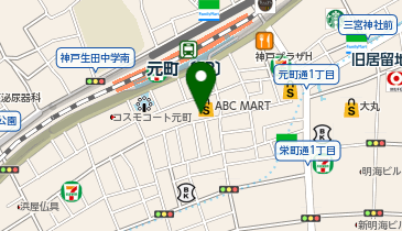 auショップ元町商店街の地図画像