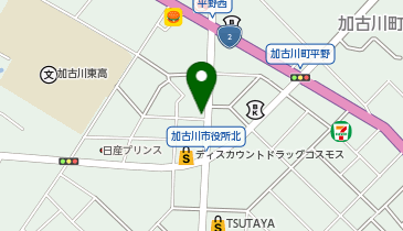 auショップ加古川の地図画像