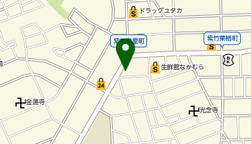 auショップ紫野の地図画像