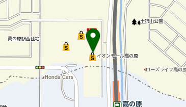 auショップイオンモール高の原の地図画像