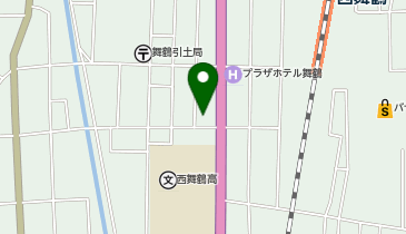 auショップ西舞鶴の地図画像