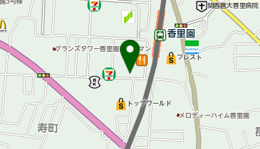 auショップ香里園の地図画像