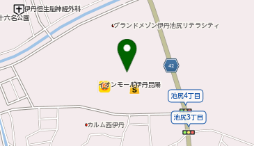 auショップイオンモール伊丹昆陽の地図画像