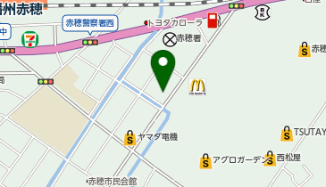 auショップ赤穂の地図画像